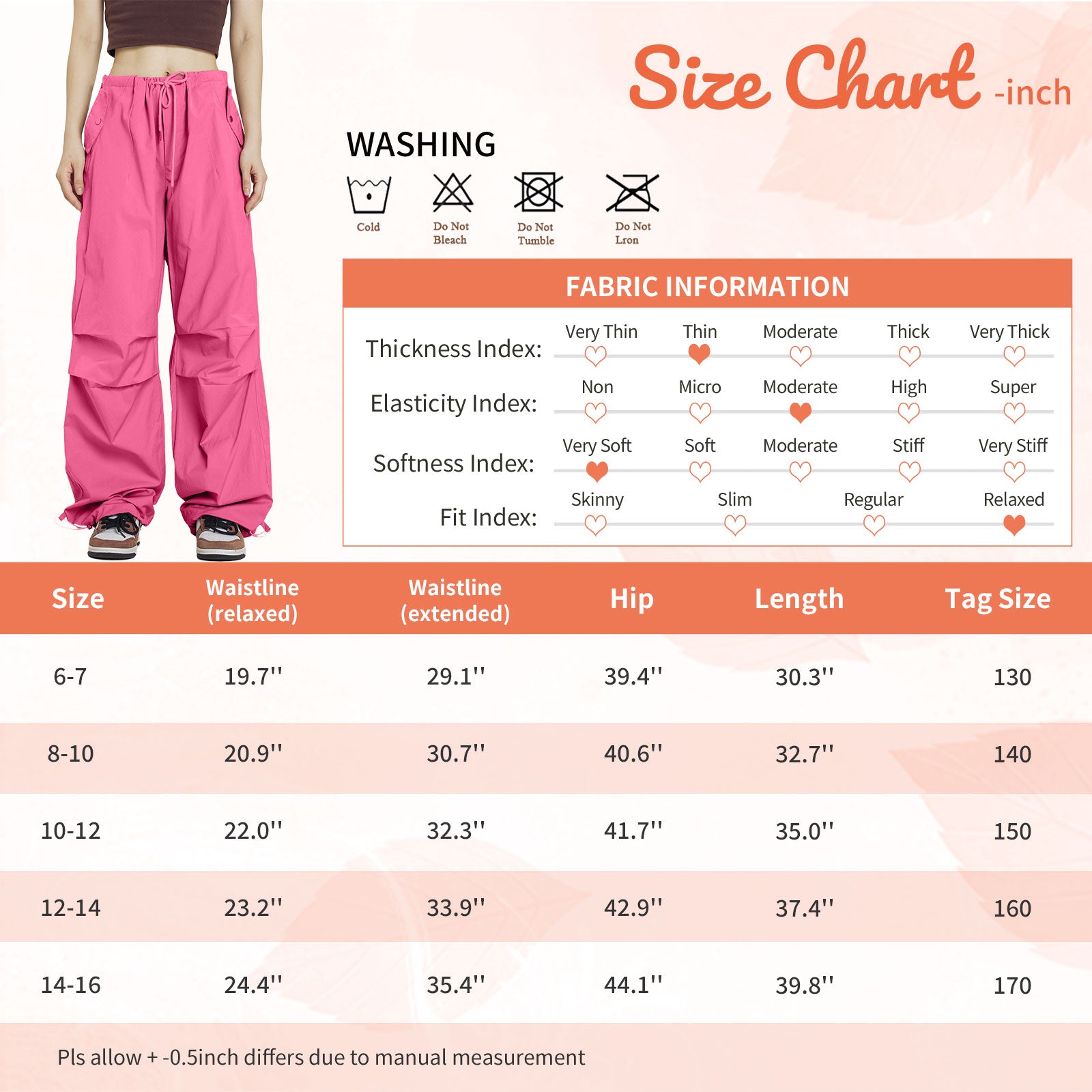 Girls Y2K Vintage Joggers with Adjustable Elastic Waist