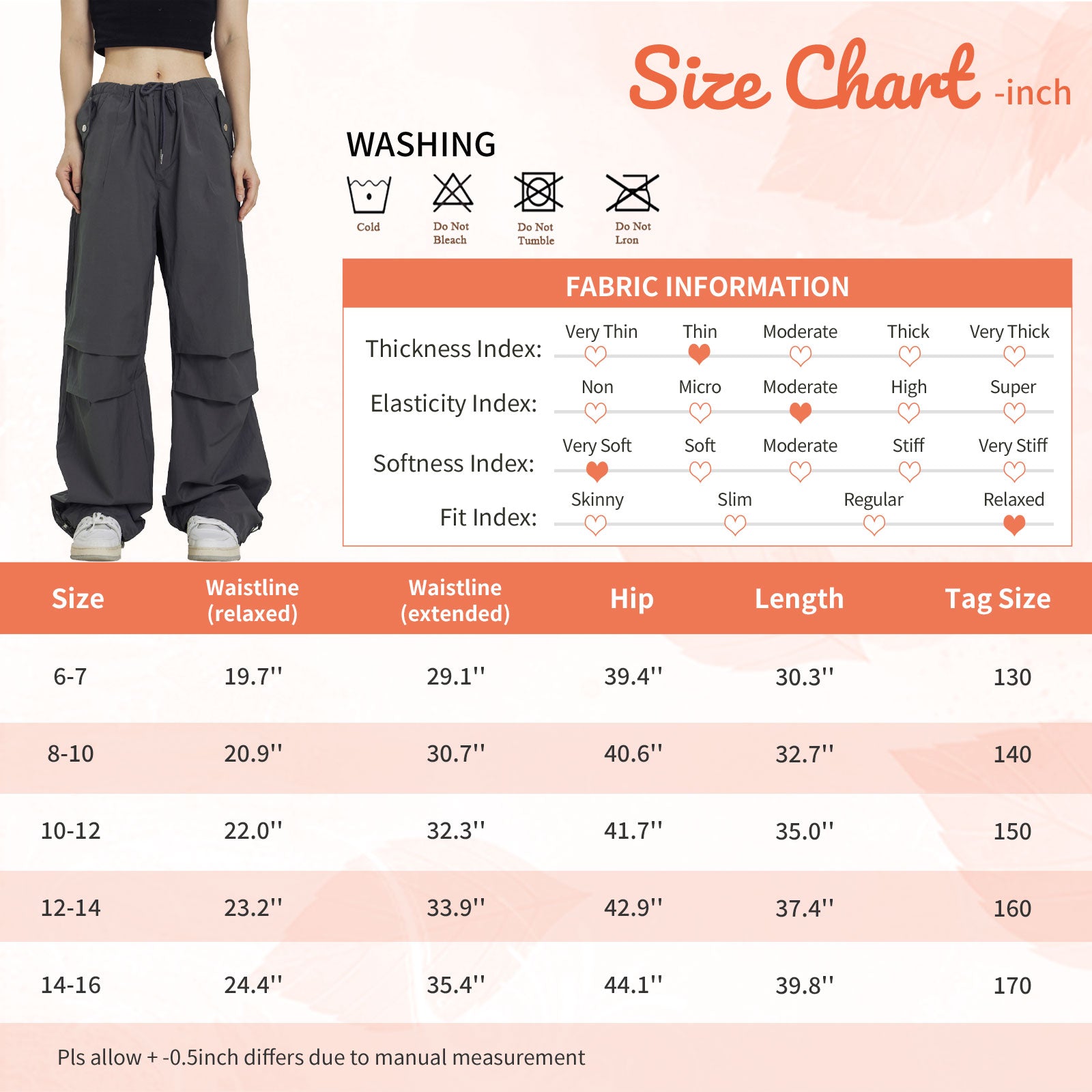 Girls Y2K Vintage Joggers with Adjustable Elastic Waist