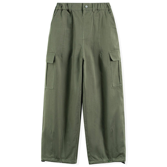 Girl's Elasticated Waist Cargo Trousers with Multi Pockets