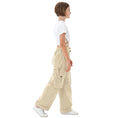 Load image into Gallery viewer, Girls Baggy Cargo High Rise Waist with Multi Pockets Wide Leg Cargos Pants
