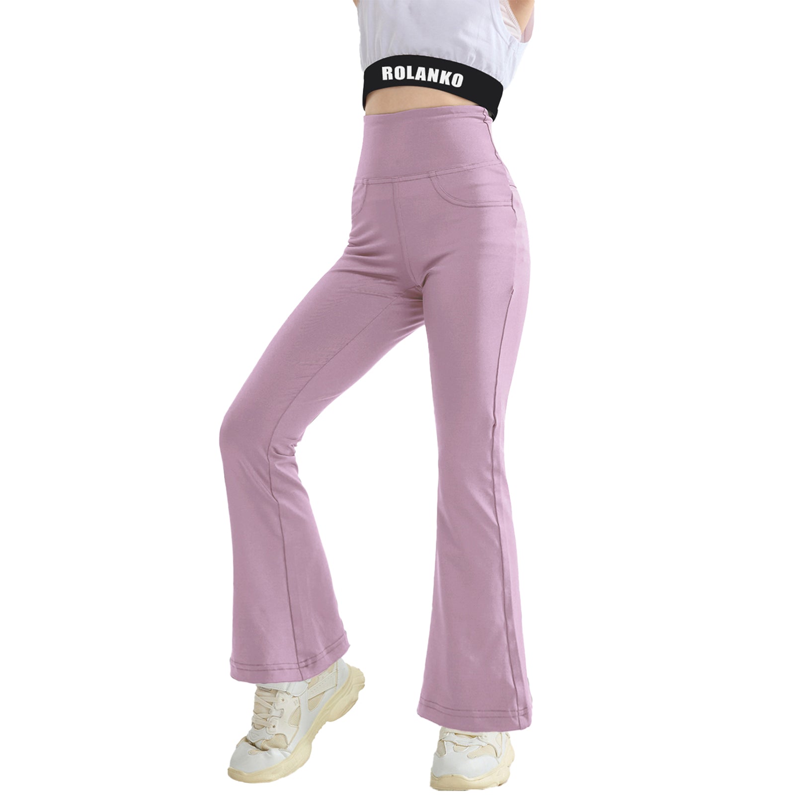 Girl‘s High Waist Flare Yoga Pants