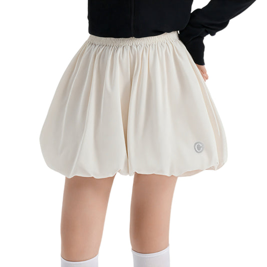 Rolanko Girls Bubble Wide Leg Summer Elastic Waist Bloomers Shorts