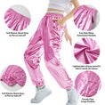 Load image into Gallery viewer, Girls Hip Hop Dance Cotton Cargo Jogger Pants for Kids
