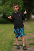 Load image into Gallery viewer, Rolanko Kids Zip Up Sun Hoodie UPF50+ with Thumbholes
