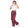 Load image into Gallery viewer, Girls Baggy Cargo High Rise Waist with Multi Pockets Wide Leg Cargos Pants
