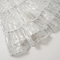 Load image into Gallery viewer, Rolanko Girls Sequin Sparkly Elastic Waist Summer Pleated Tulle Flowy Ruffle Skirts
