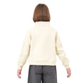 Load image into Gallery viewer, Girls Solid Color Half Zip Half High Neck Sweatshirt
