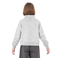 Load image into Gallery viewer, Girls Solid Color Half Zip Half High Neck Sweatshirt
