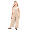 Load image into Gallery viewer, Girl's Sleeveless Wide Leg Jumpsuit
