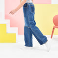 Load image into Gallery viewer, Girls Colour Block Patchwork Jeans
