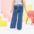 Load image into Gallery viewer, Girls Colour Block Patchwork Jeans
