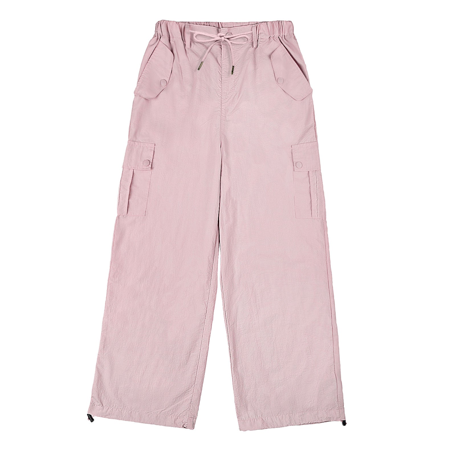 Girl's Baggy Cargo Parachute Trousers