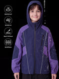 Carica l'immagine nel visualizzatore della galleria, Boys Rain Jacket Waterproof Windbreaker
