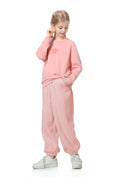 Load image into Gallery viewer, Girls Fleece Sweatpants Baggy Jogger Pants High Waist with Pockets
