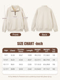 Carica l'immagine nel visualizzatore della galleria, Boys Quarter Zip Pullover, Textured Sweatshirt Long Sleeve
