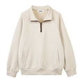 Carica l'immagine nel visualizzatore della galleria, Boys Quarter Zip Pullover, Textured Sweatshirt Long Sleeve
