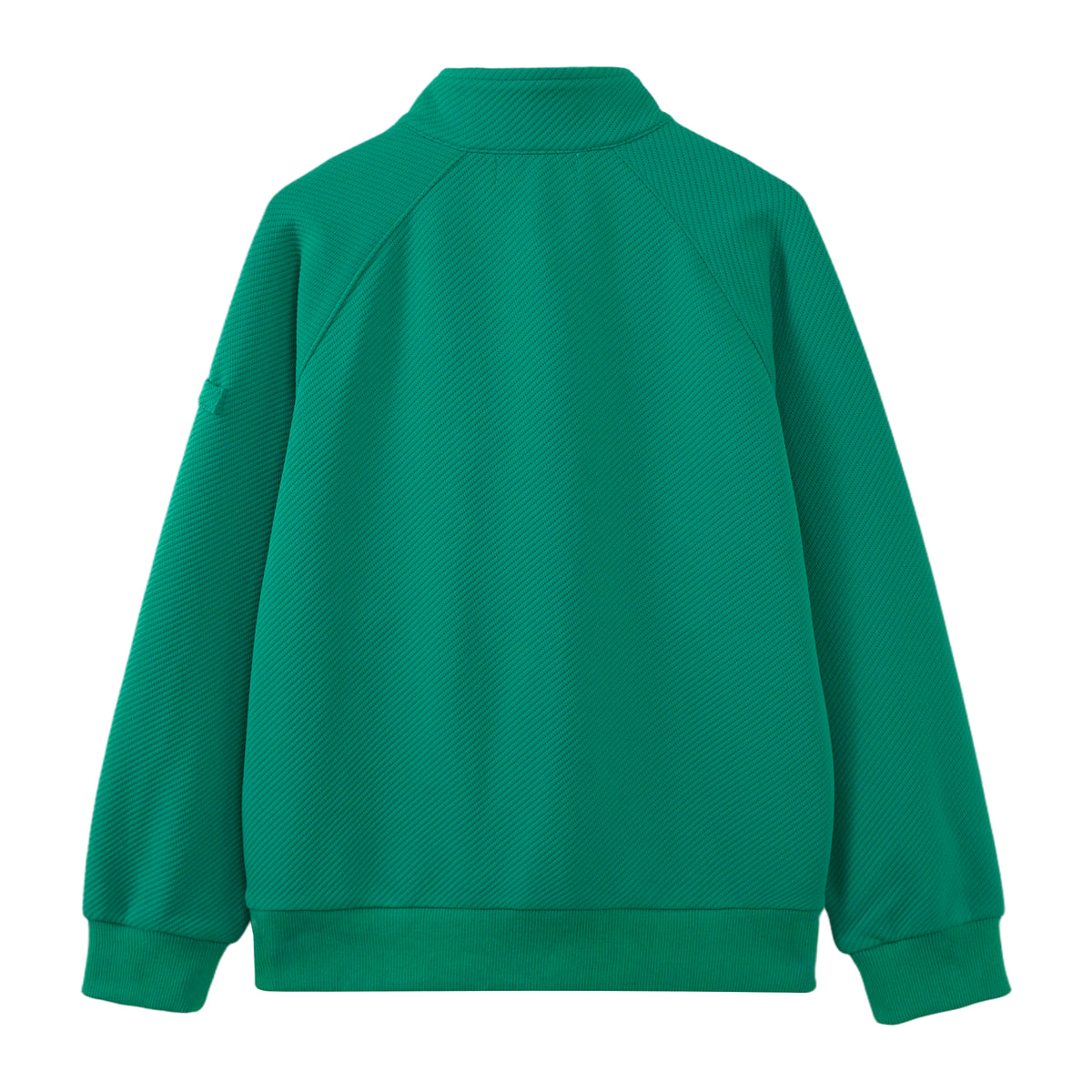 Boys Quarter Zip Pullover, Textured Sweatshirt Long Sleeve