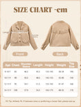 Carica l'immagine nel visualizzatore della galleria, Girls Faux Suede Fringe Jacket Western Cropped Coat
