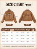 Carica l'immagine nel visualizzatore della galleria, Girls Faux Suede Fringe Jacket Western Cropped Coat
