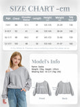Carica l'immagine nel visualizzatore della galleria, Girls Off The Shoulder Crop Sweatshirt Pullover
