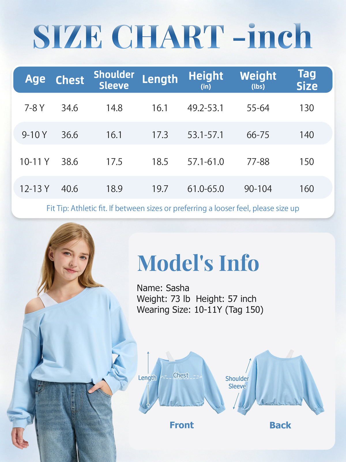 Girls Off The Shoulder Crop Sweatshirt Pullover
