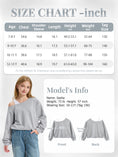 Carica l'immagine nel visualizzatore della galleria, Girls Off The Shoulder Crop Sweatshirt Pullover
