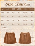 Carica l'immagine nel visualizzatore della galleria, Girls Corduroy Fall Winter A-Line Mini Skirt
