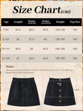 Carica l'immagine nel visualizzatore della galleria, Girls Corduroy Fall Winter A-Line Mini Skirt
