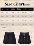 Carica l'immagine nel visualizzatore della galleria, Girls Corduroy Fall Winter A-Line Mini Skirt
