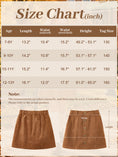 Carica l'immagine nel visualizzatore della galleria, Girls Corduroy Fall Winter A-Line Mini Skirt
