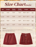Carica l'immagine nel visualizzatore della galleria, Girls Corduroy Fall Winter A-Line Mini Skirt
