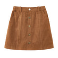 Carica l'immagine nel visualizzatore della galleria, Girls Corduroy Fall Winter A-Line Mini Skirt
