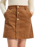 Carica l'immagine nel visualizzatore della galleria, Girls Corduroy Fall Winter A-Line Mini Skirt
