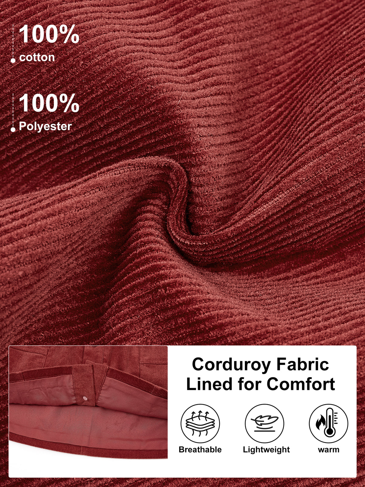 Girls Corduroy Fall Winter A-Line Mini Skirt