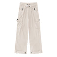 Load image into Gallery viewer, Girls Baggy Cargo High Rise Waist with Multi Pockets Wide Leg Cargos Pants
