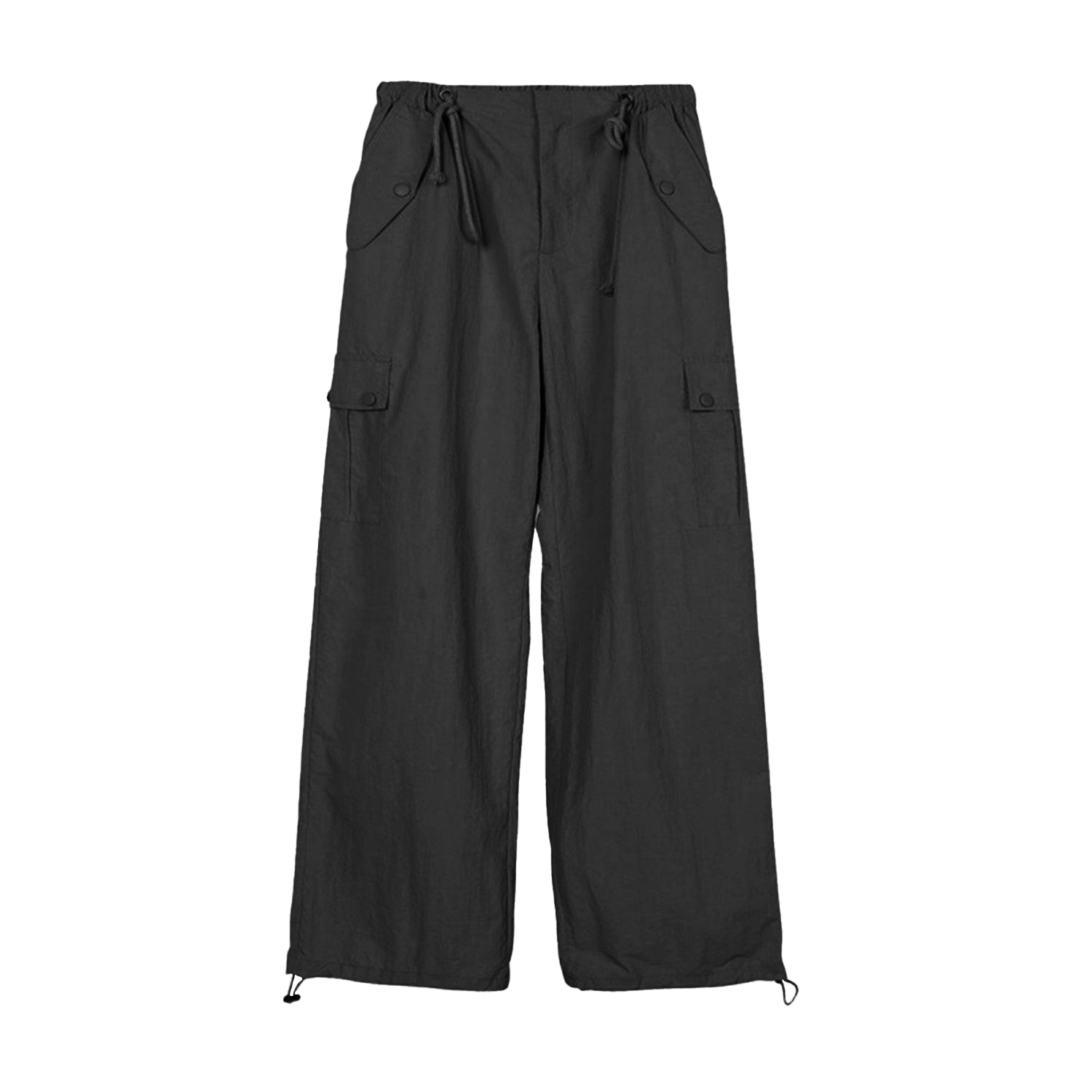 Girl's Baggy Cargo Parachute Trousers