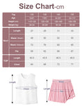 Carica l'immagine nel visualizzatore della galleria, Rolanko Girls Tennis Skirt Set, UPF 50+ Tank Top & Pleated Skirt
