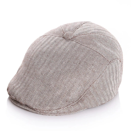 Boy's Tweed-Newsboy Cap Toddler Cotton Beret Hat