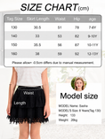 Carica l'immagine nel visualizzatore della galleria, Rolanko Girls Lace Mini Skirts Ruffle Pleated Tiered High Waist Flowy Skorts
