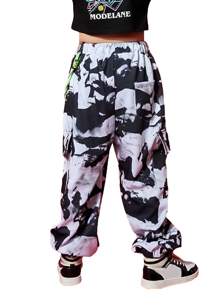 Girl's Fashionable Dance Casual Pants