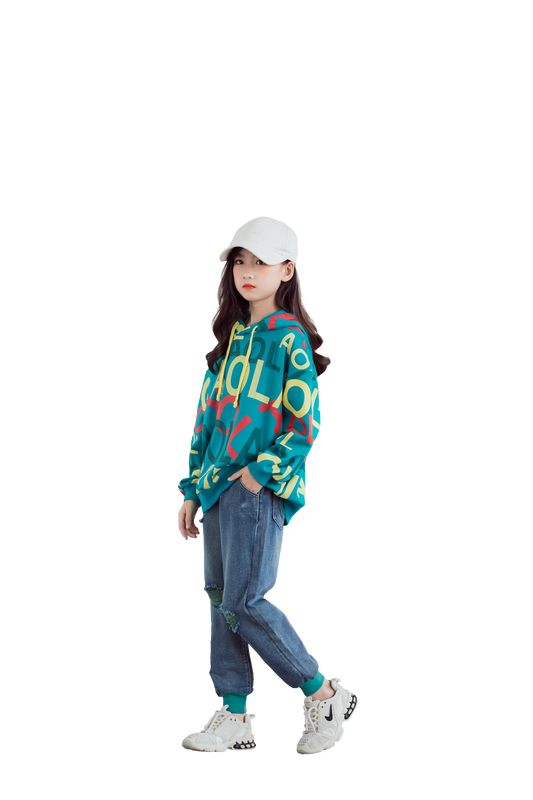 Girl's Hoodie Pullover Graphic Classic Sweatshirt