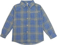 Load image into Gallery viewer, Boy's Plaid Button Down Shirt Long Sleeve Kids Clothes
