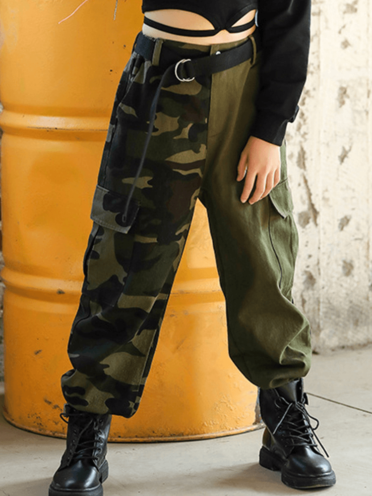 Girl's Fashionable Dance Casual Pants