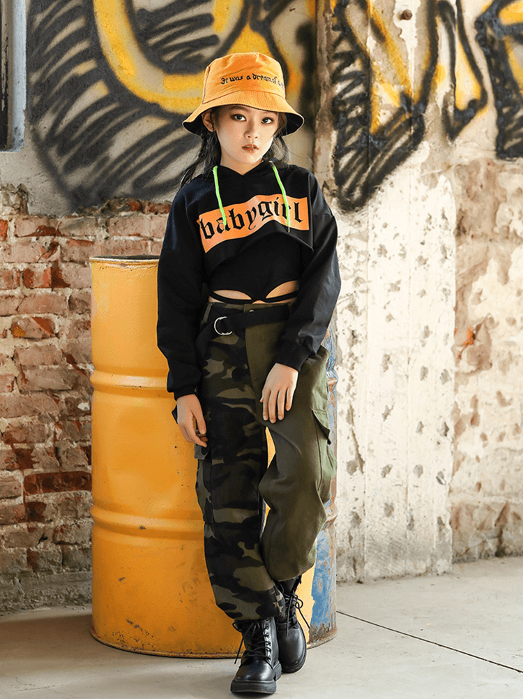 Girl's Fashionable Dance Casual Pants