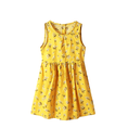 Load image into Gallery viewer, Girl‘s Toddler Cotton Sleeveless Floral Sundress
