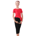 Load image into Gallery viewer, Rolanko Girl's ballet top plus pants set red
