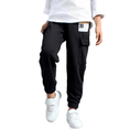 Load image into Gallery viewer, Boy's Cotton Athletic Jogging Exercise Leisure Sweatpants
