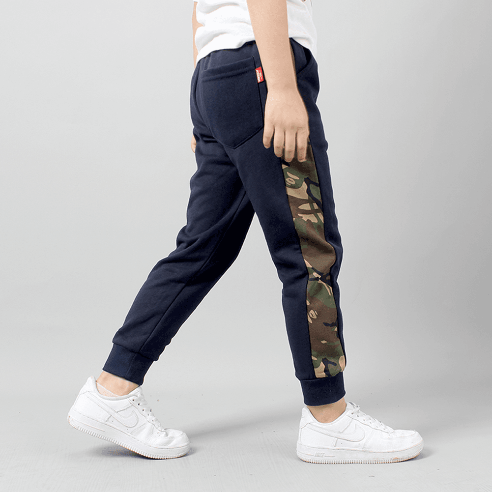 Boy's Camo Athletic Fleece Elastic Waist Sweatpants