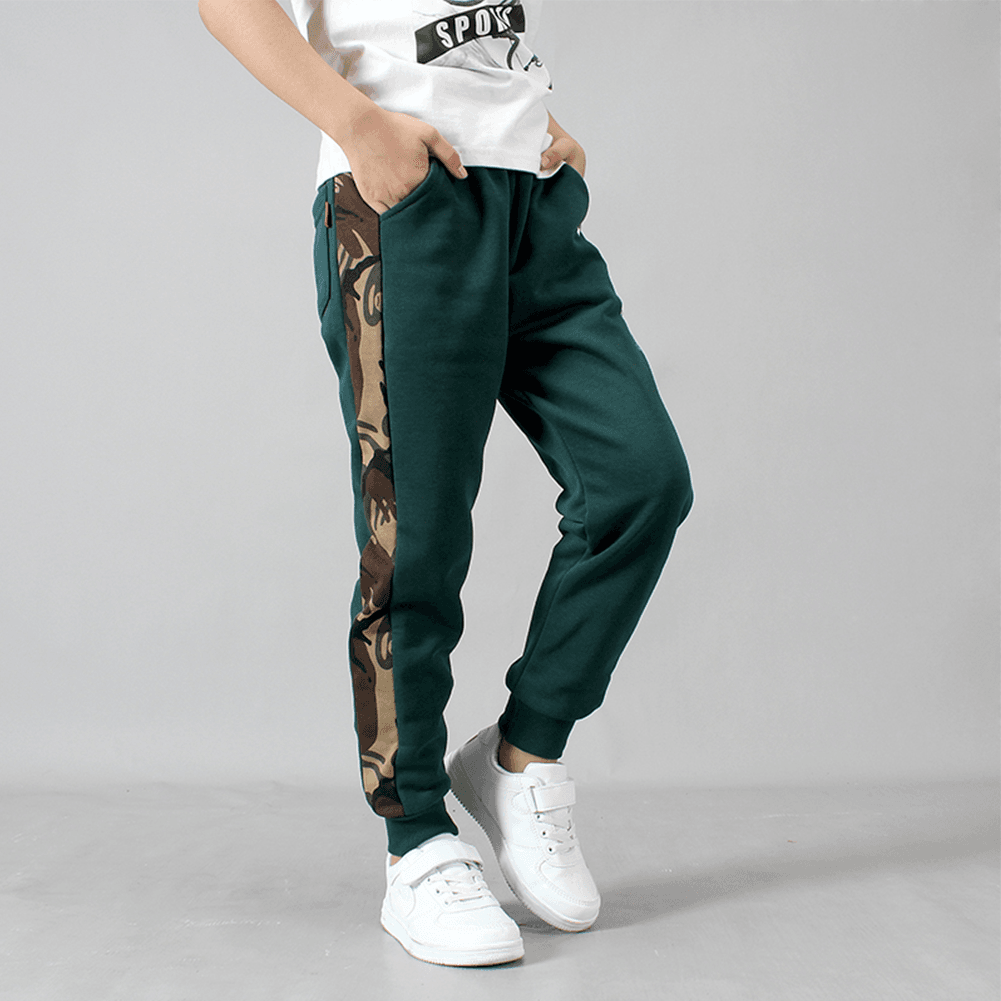 Boy's Camo Athletic Fleece Elastic Waist Sweatpants