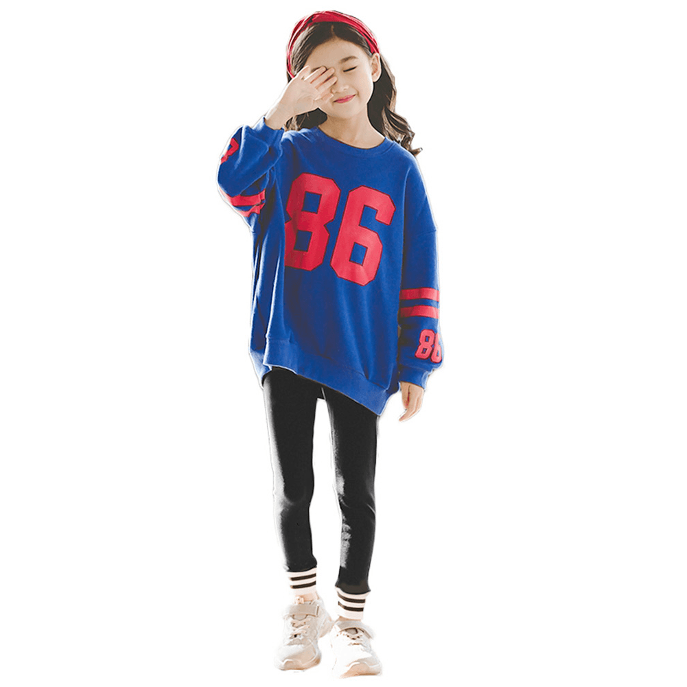 Girl's Pullover Kid's Crewneck Sweatshirt